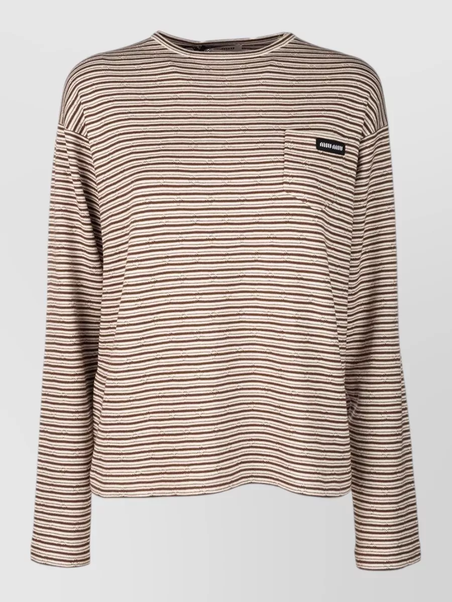 Miu Miu Cashmere Silk Sweatshirt