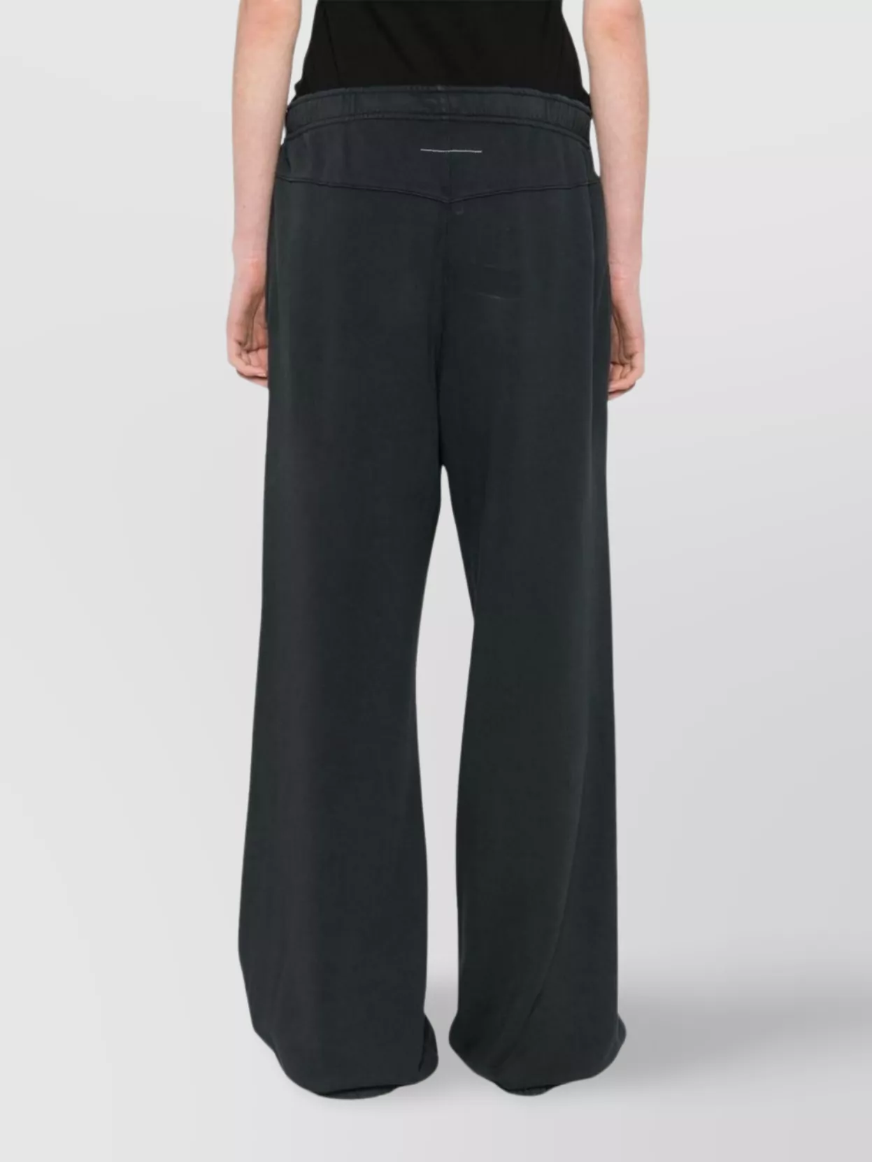 Shop Mm6 Maison Margiela Straight Graphic Print Trousers