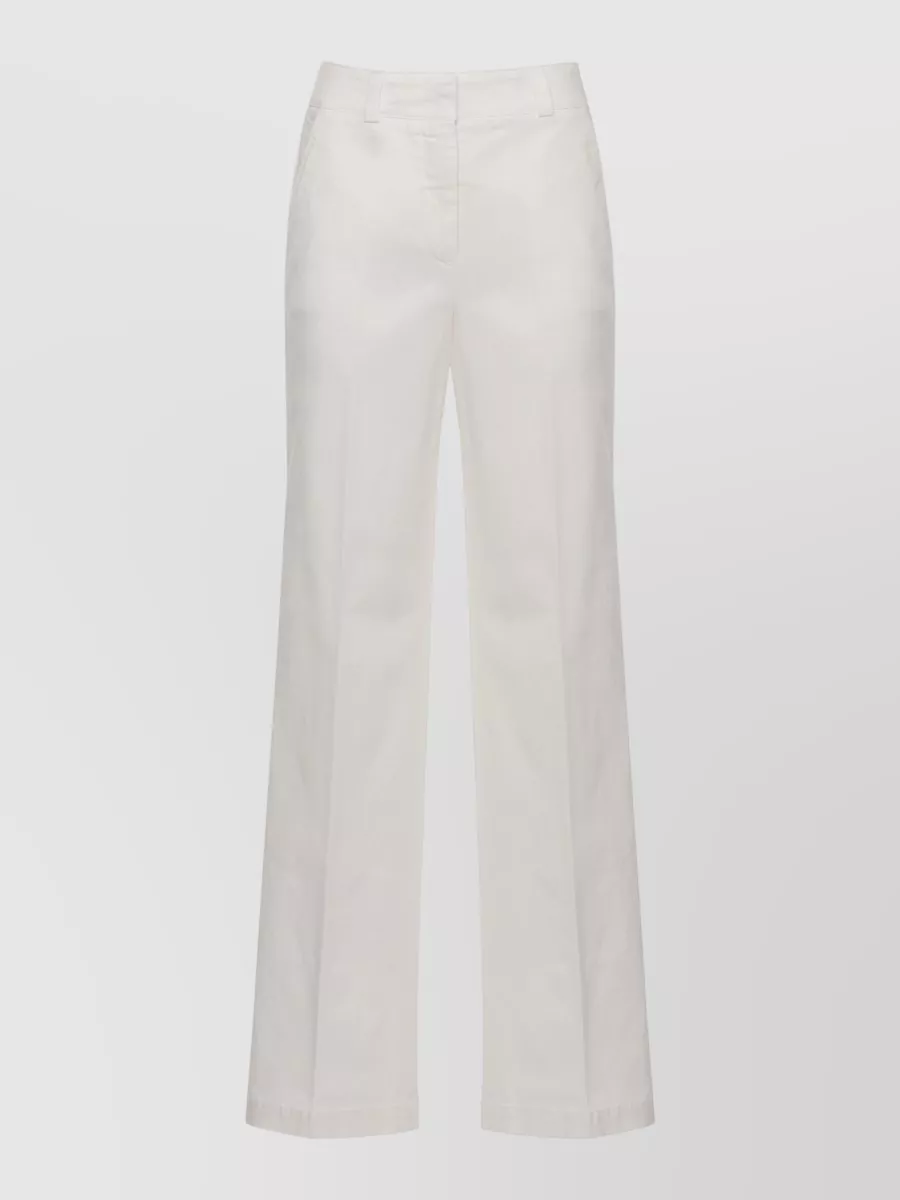 Peserico cotton wide-leg trousers