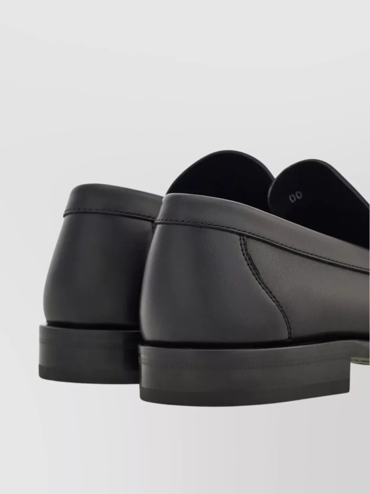 Ferragamo Round Toe Mini Gancini Buckle Loafers