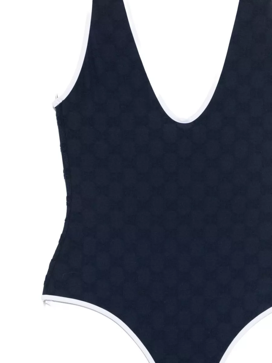 Gucci Logo-Jacquard One-Piece Swimsuit