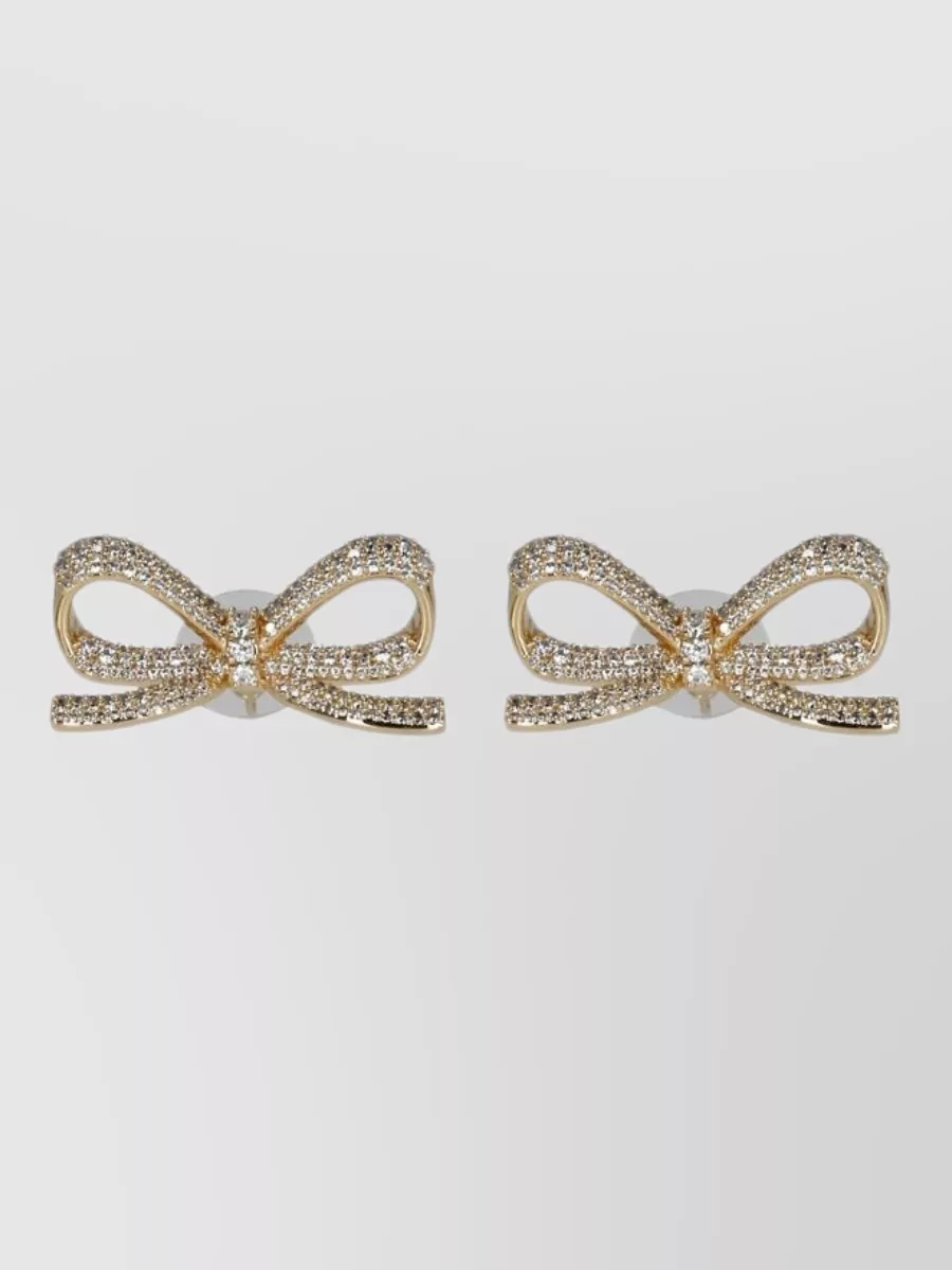Self-Portrait Crystal-Embellished Earrings