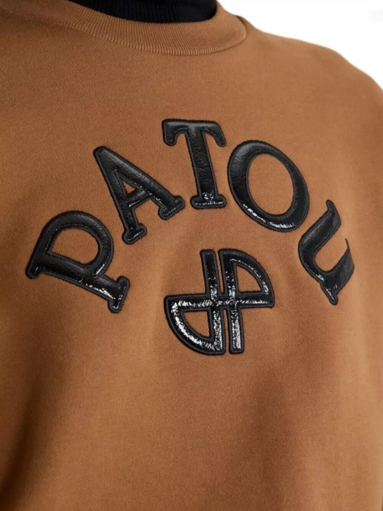Patou Vinyl Logo Fleece Sweatshirt