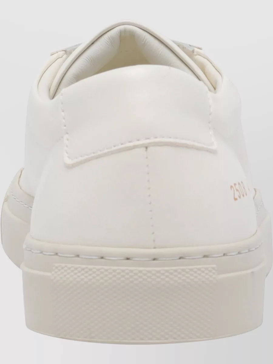Common Projects Round Toe Low Top Leather Sneakers