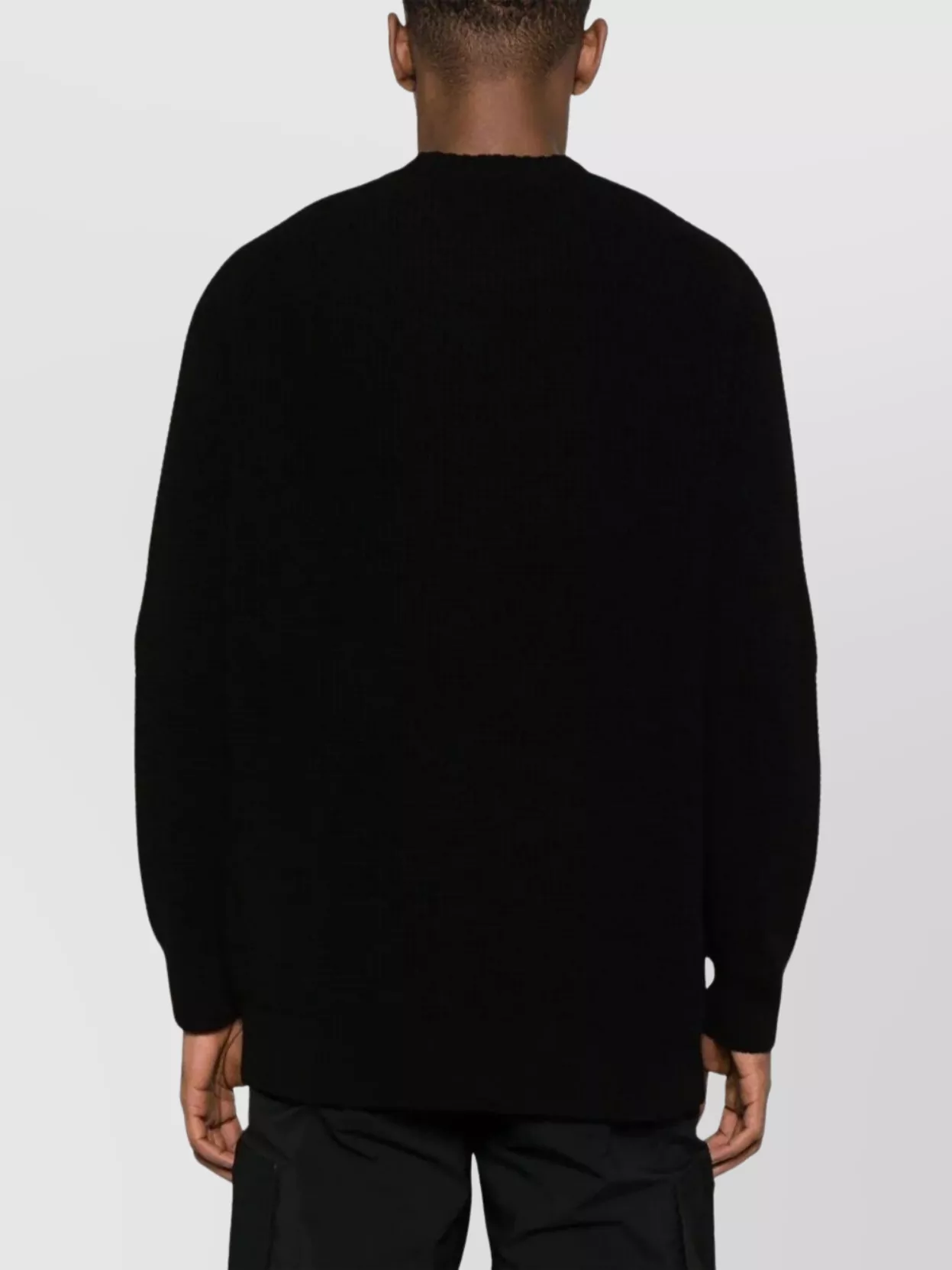 Ten C Ribbed Crew Neck Sweater