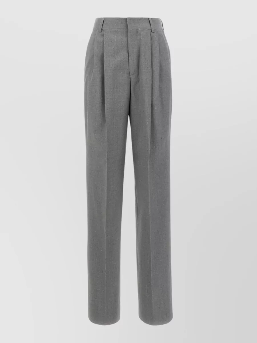 Armarium Virgin wool high-rise straight-leg tailored trousers