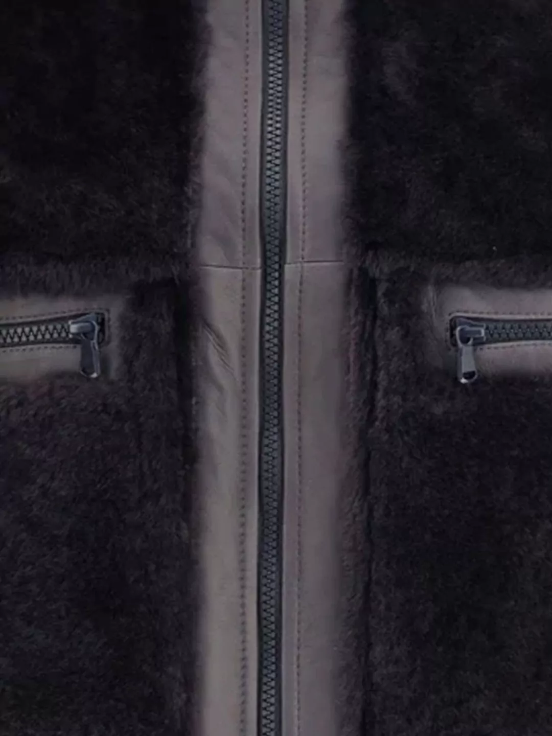 Brunello Cucinelli Luxurious Faux Fur High Collar Jacket