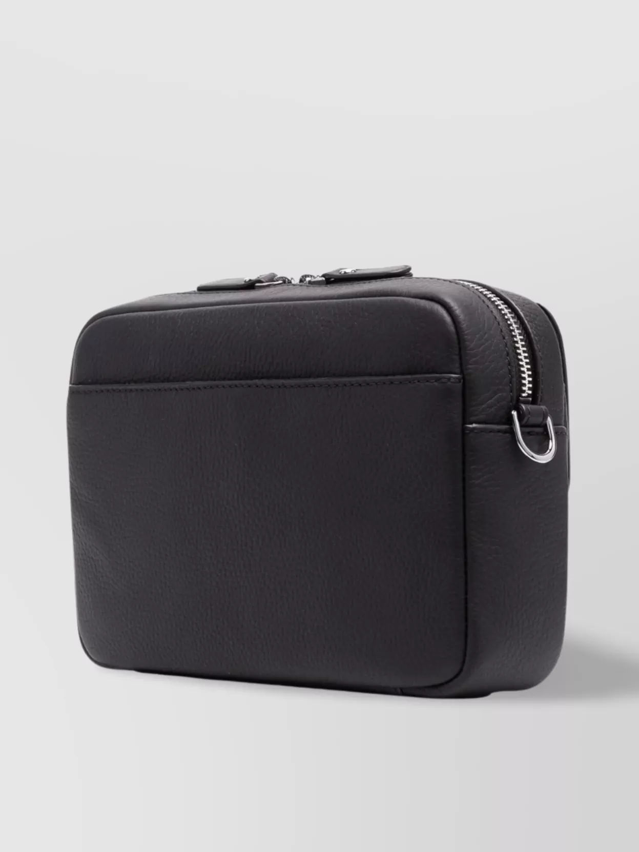 Michael Kors Adjustable Grained Texture Foldover External Pocket Bag