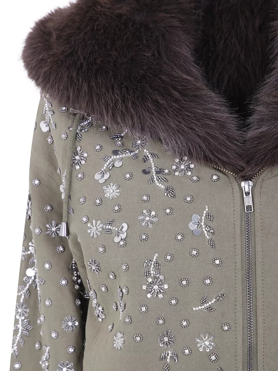 Drhope Canvas Fur Jacket