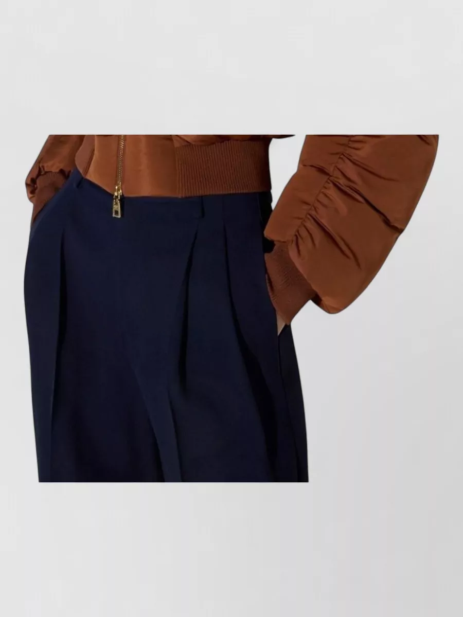 Elisabetta Franchi Down Cropped Oversized Puffer Jacket