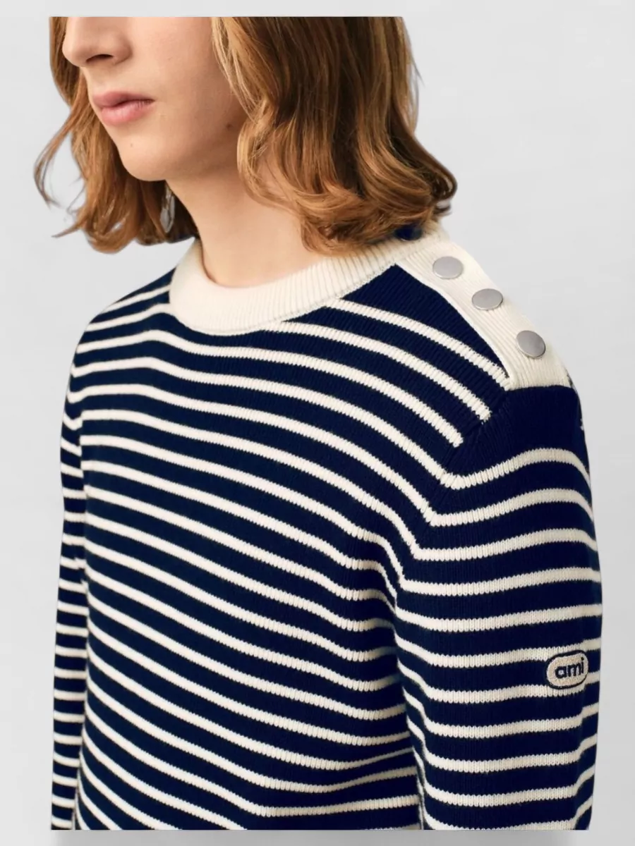 Ami Paris Wool Crewneck Jumper