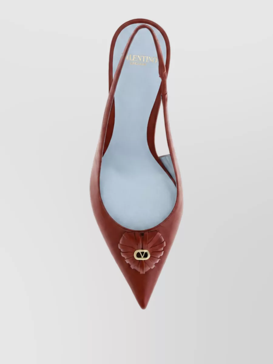 Valentino Garavani Leather Slingback Pumps