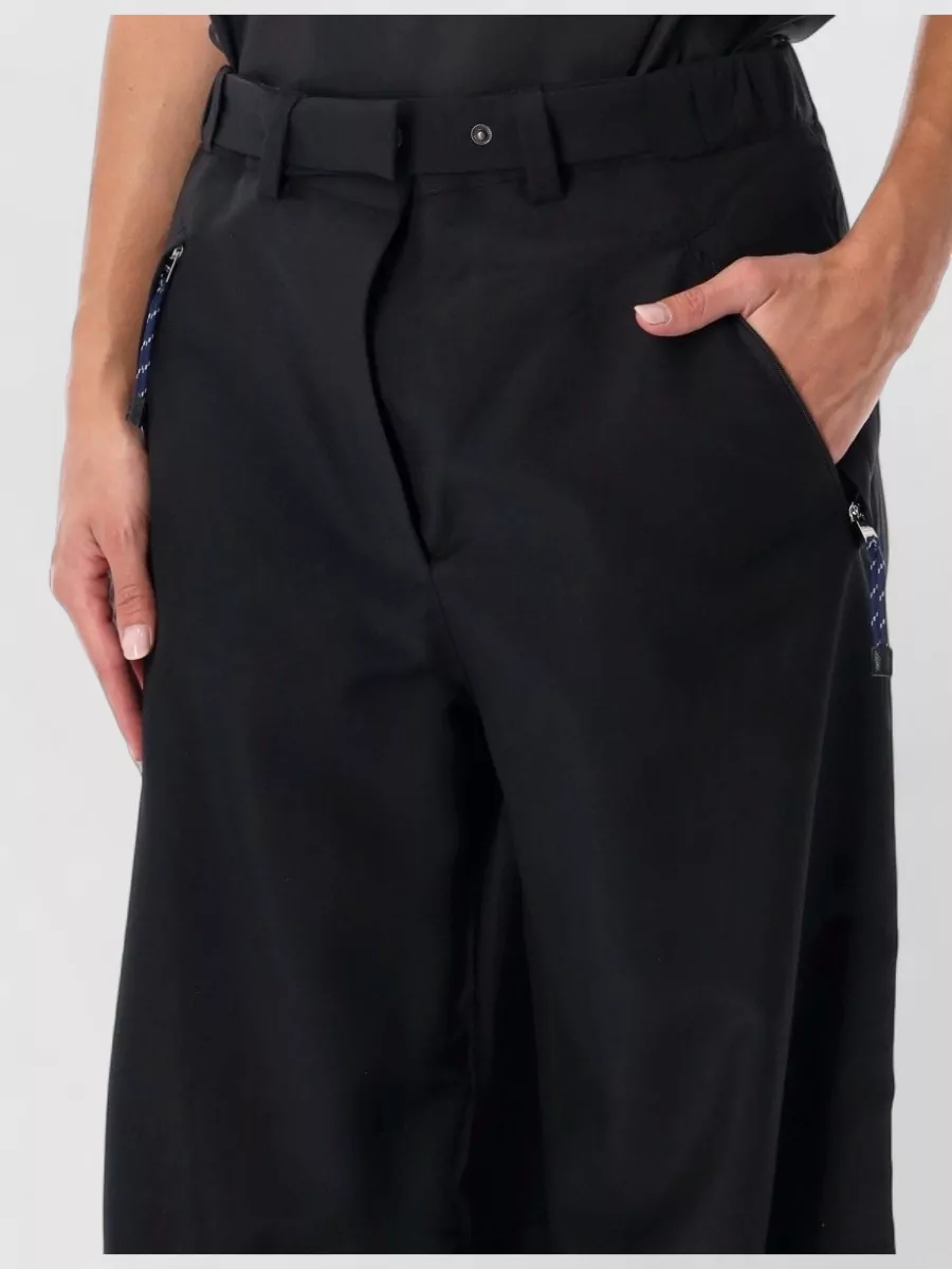 Prada Virgin Wool Mohair Wide-Leg Trousers