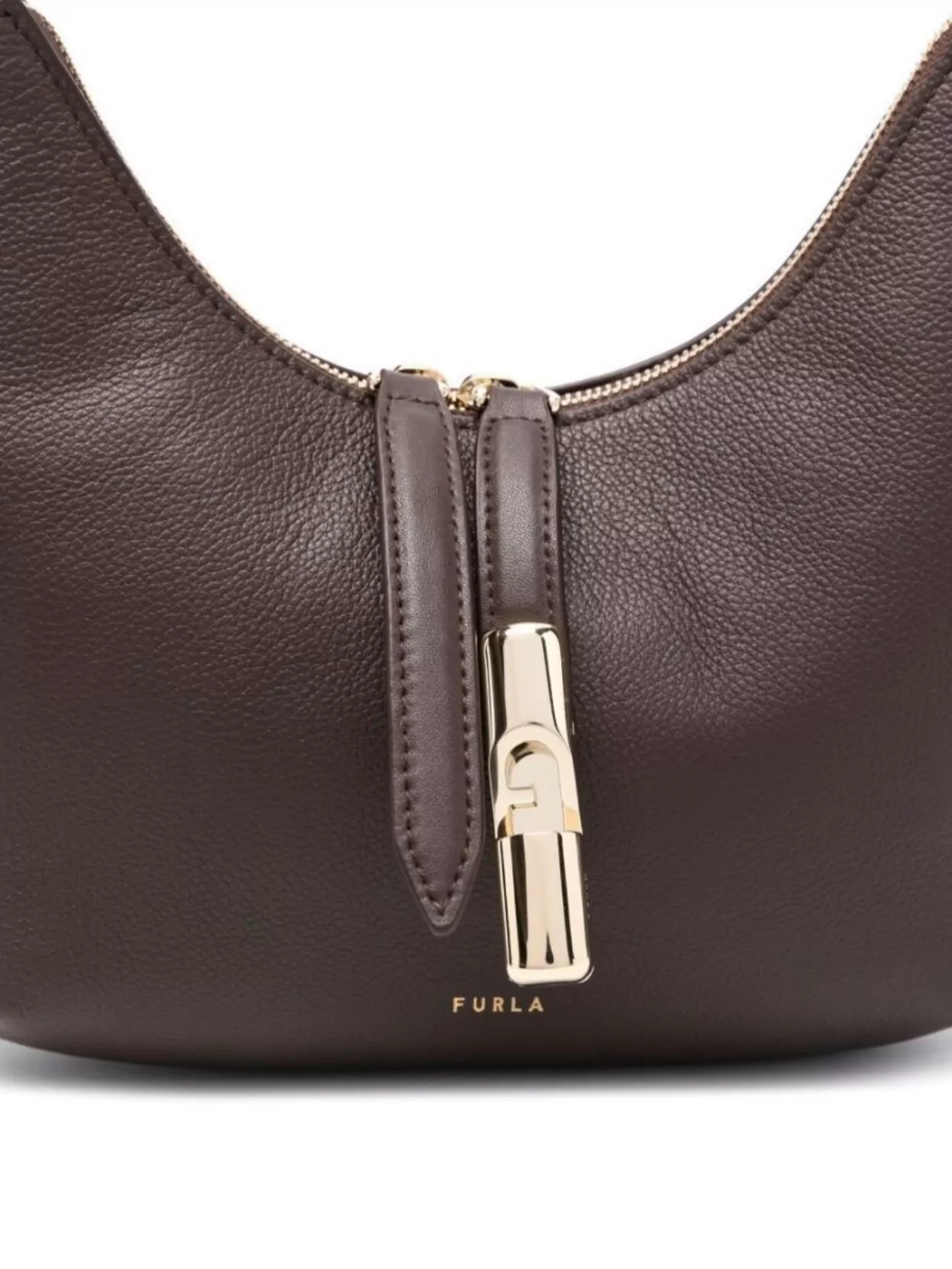 Furla Adjustable Strap Shoulder Bag With Gold-Tone Hardware
