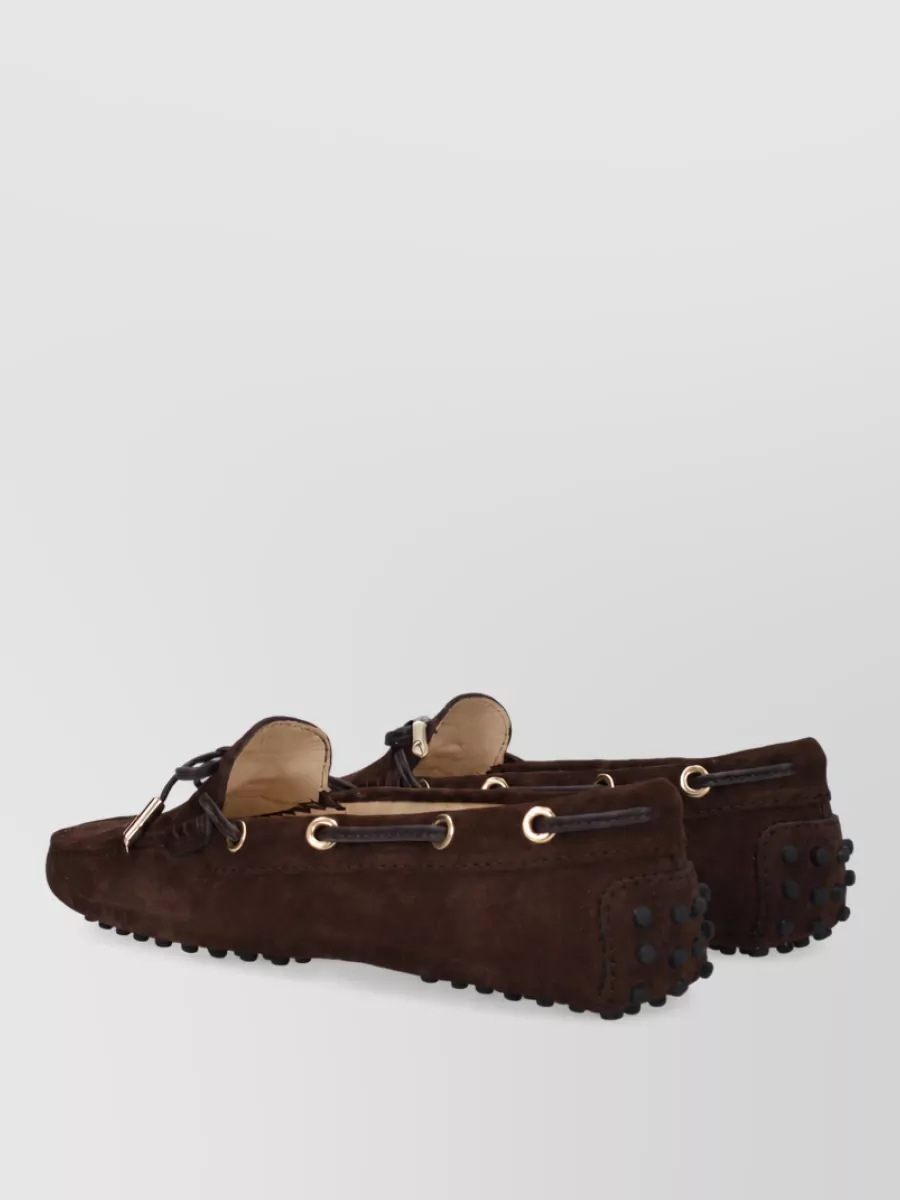 Tod's Suede Leather Loafers