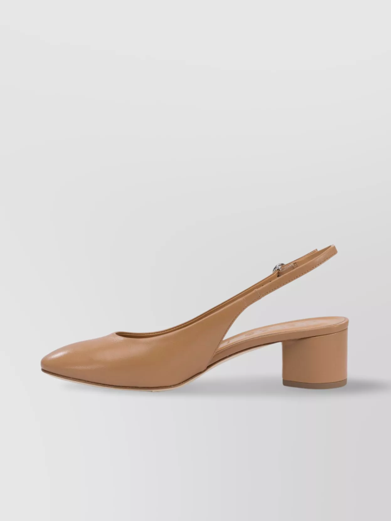 Aeyde Slingback Almond Toe Block Heel Pumps