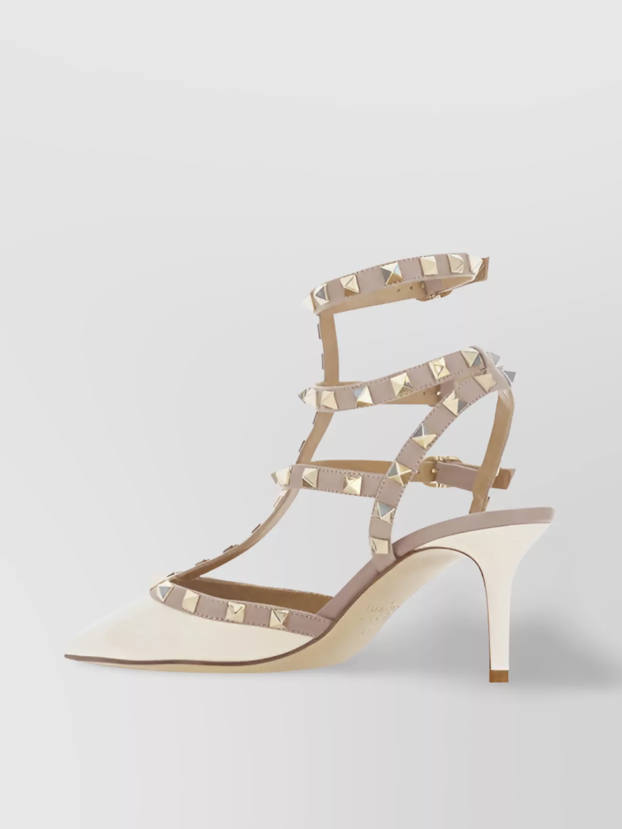 Valentino 65mm Rockstud Patent Leather Pumps