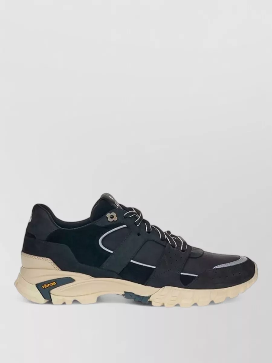 Lardini Suede Lace-Up Sneakers