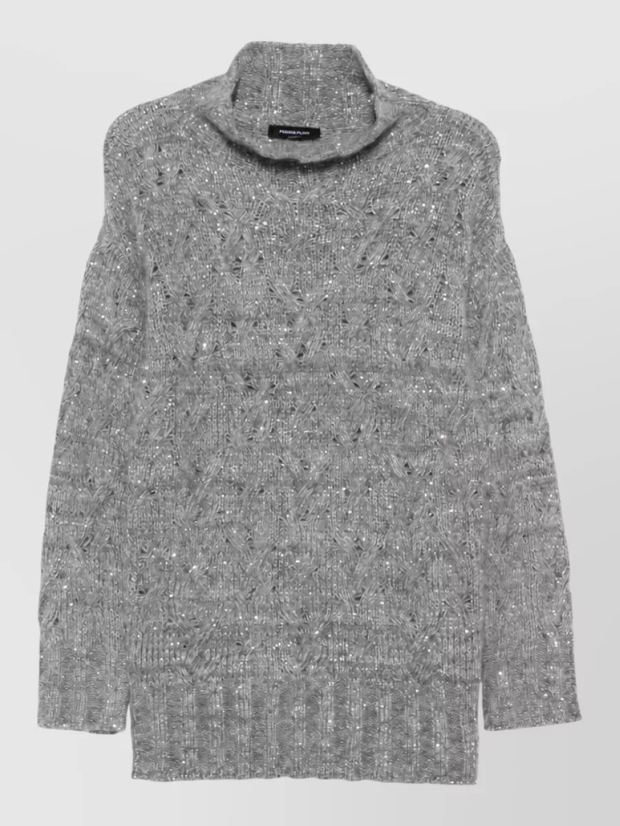 Fabiana Filippi cashmere alpaca turtleneck jumper