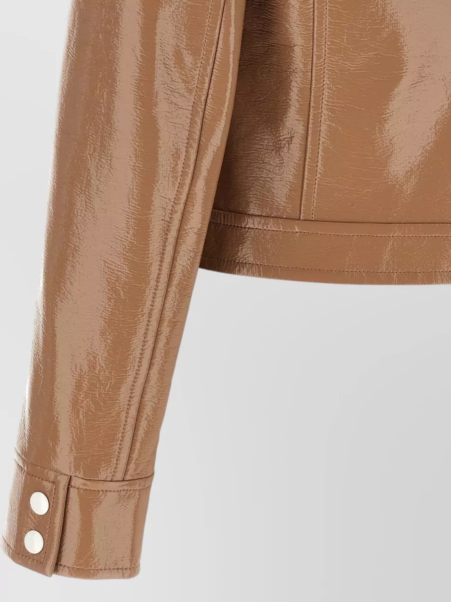 Courrèges Vinyl Cropped Jacket