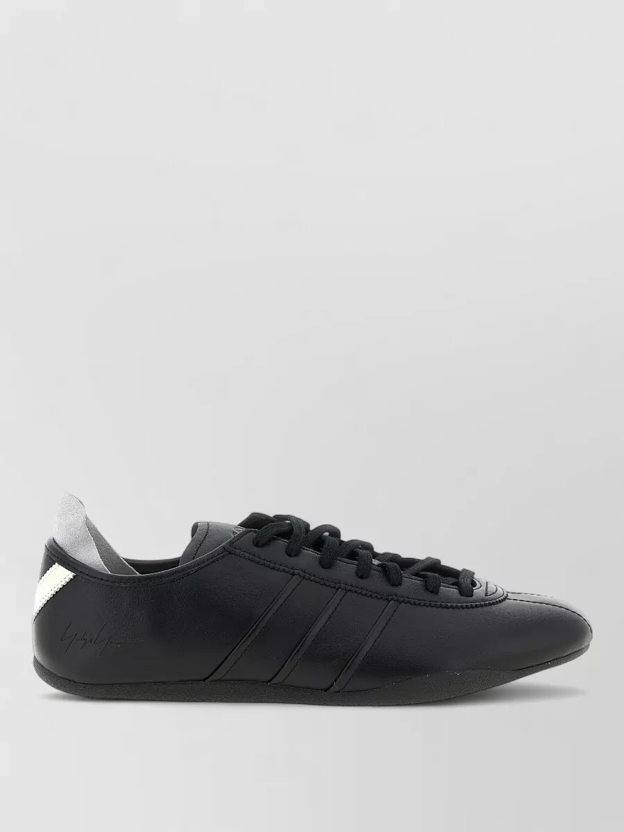 Y-3 Leather Lace-Up Sneakers