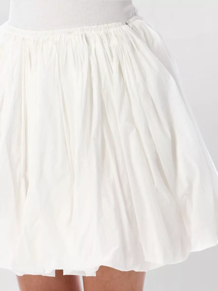 Alaïa Flared Bubble Skirt In Lightweight Fabric