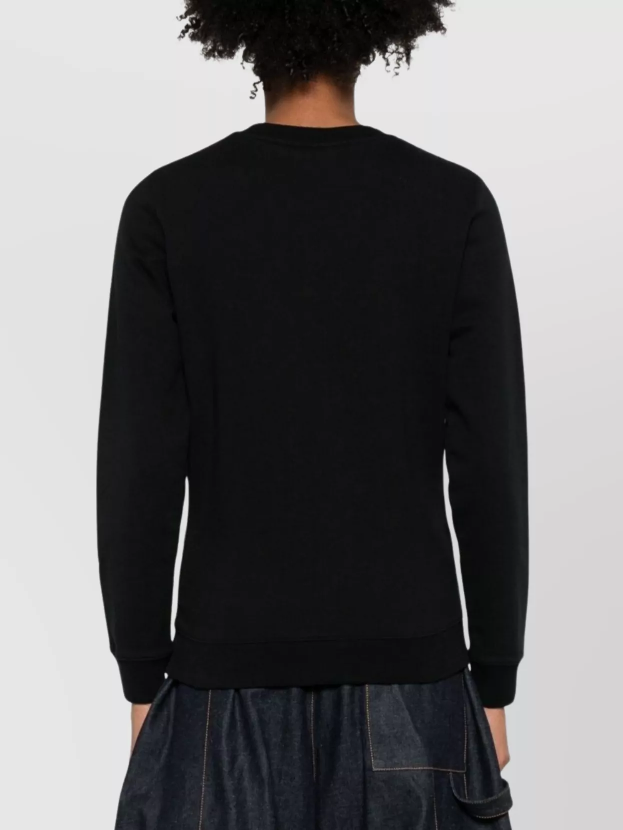 Maison Kitsuné Fox Embroidered Cotton Sweatshirt With Crew Neck