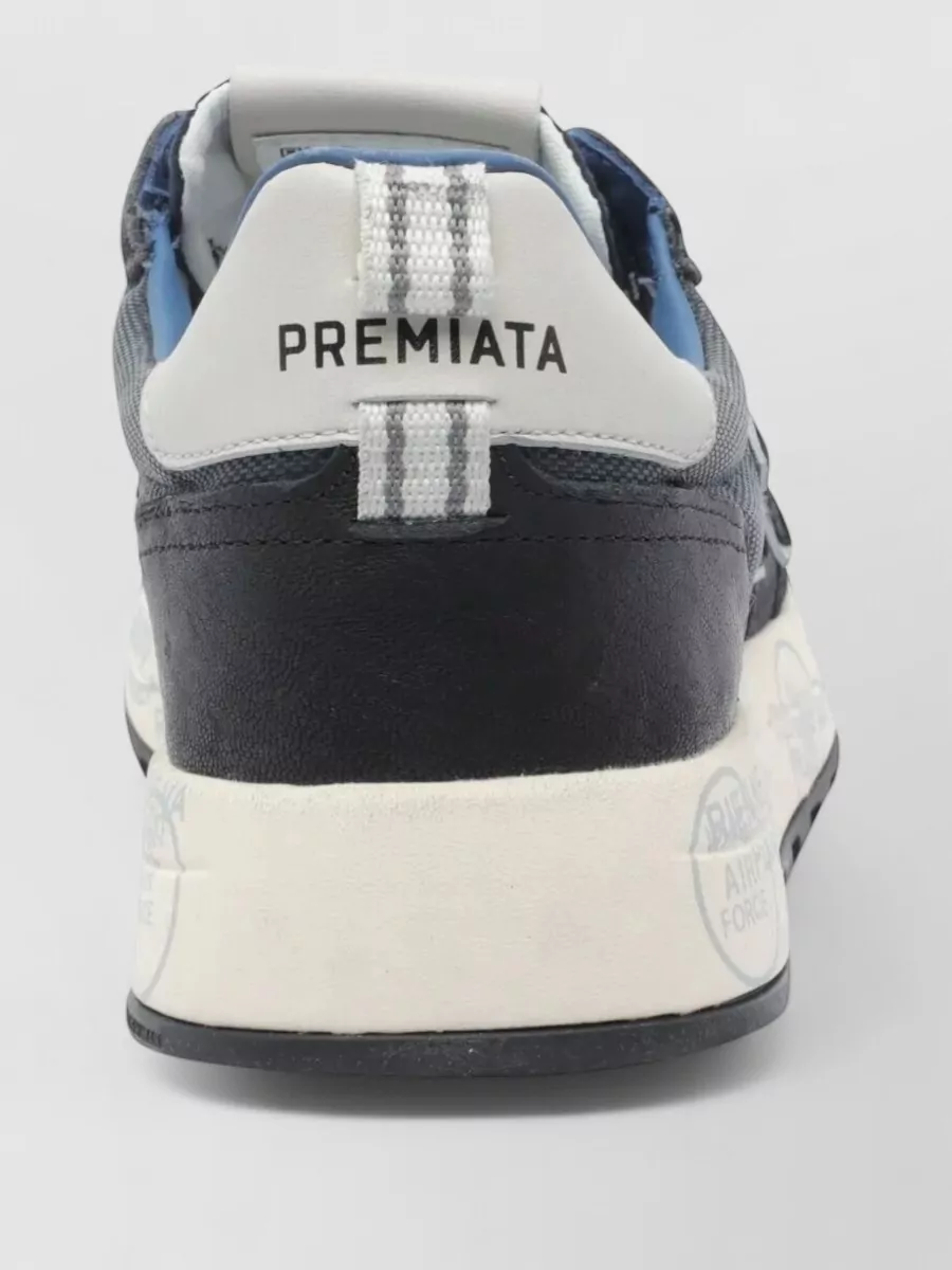Premiata Leather Low-Top Sneakers