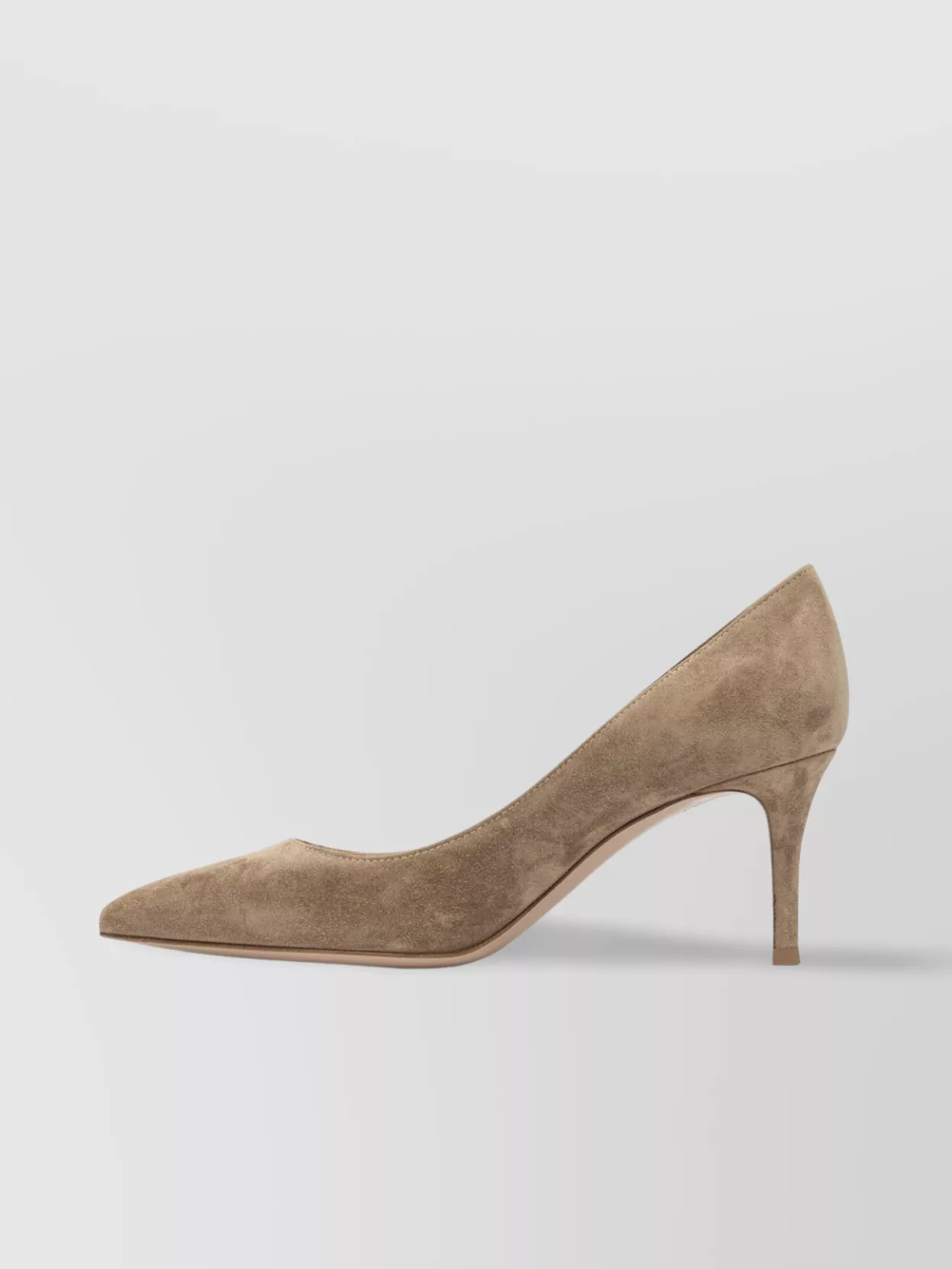 Gianvito Rossi Pointed Toe Stiletto Heel Suede Pumps