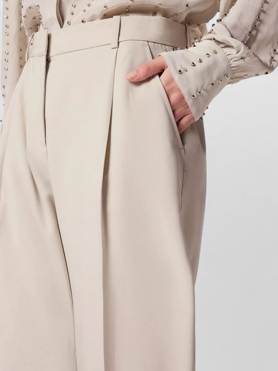 Pinko Regular-Fit Wide-Leg Trousers
