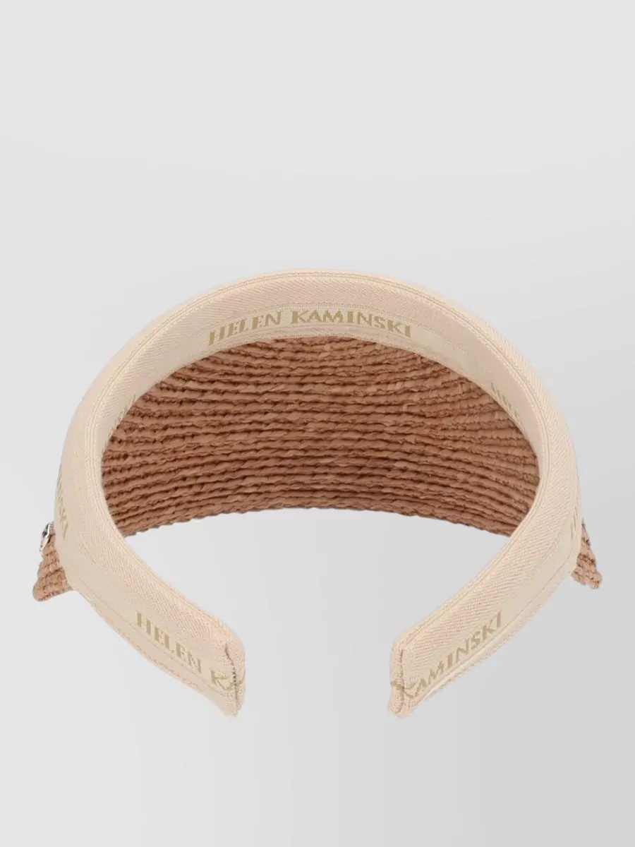 Helen Kaminski Number Ten Hat Curved Brim Woven