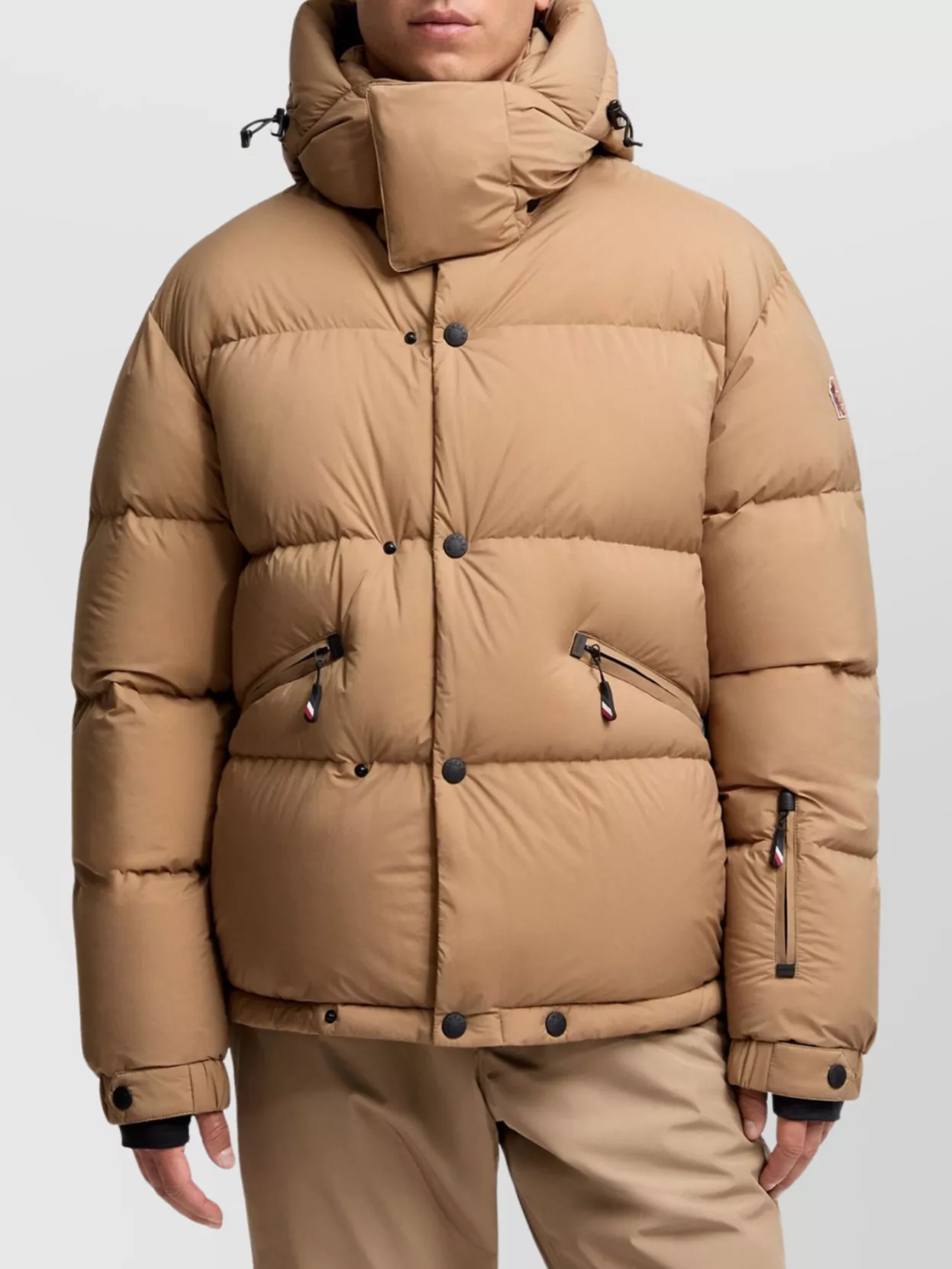 Moncler Coraia Hooded Ski Jacket