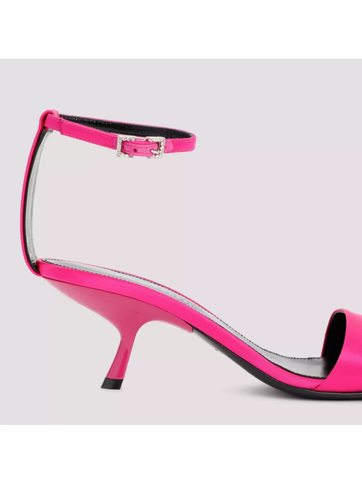 Sergio Rossi Sculpted Kitten Heel Sandals