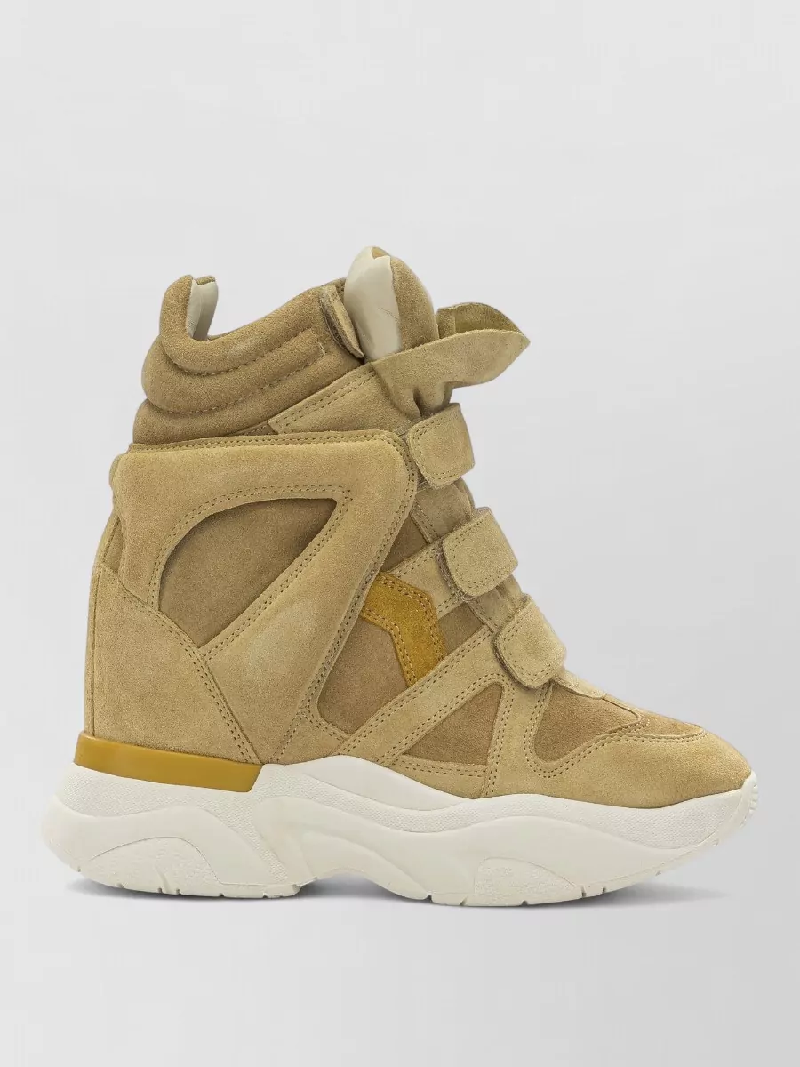 Isabel Marant Leather High-Top Sneakers