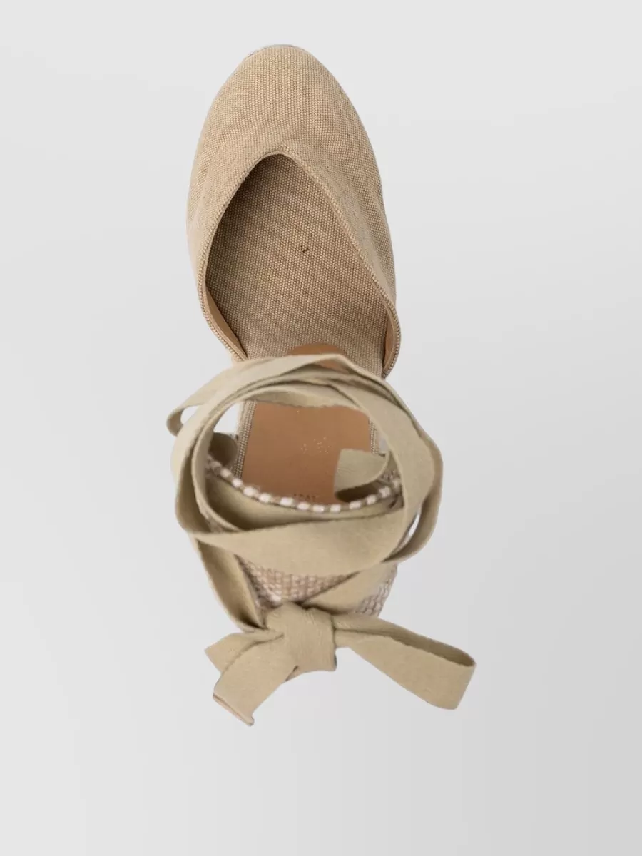 Castaner Chiara Espadrilles Linen Slingback Wedge