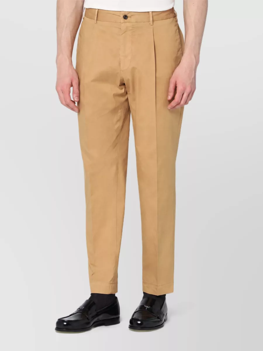 Santaniello cotton straight-leg trousers