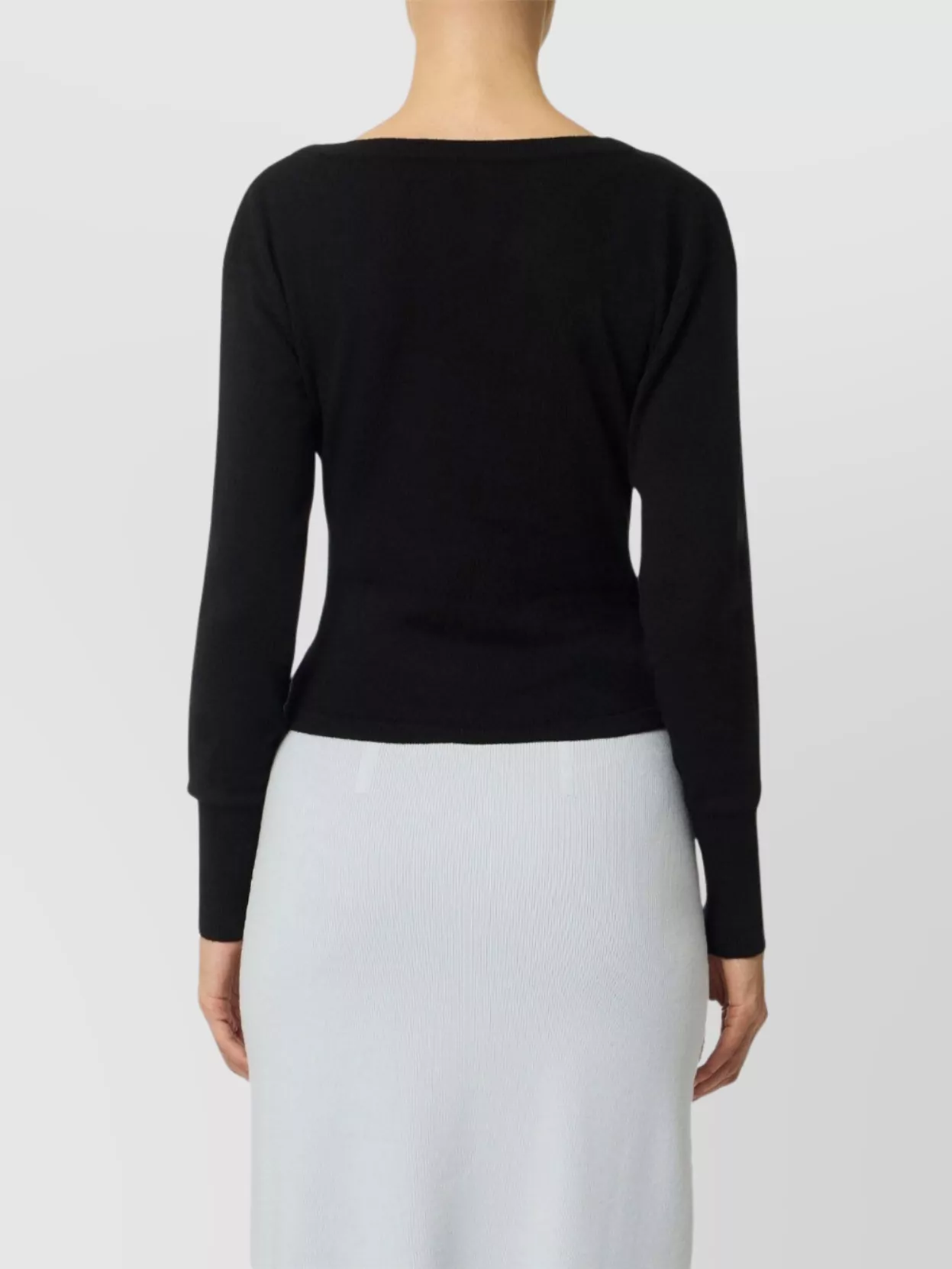 Elisabetta Franchi Cashmere Blend Jumper With Jewel Buttons