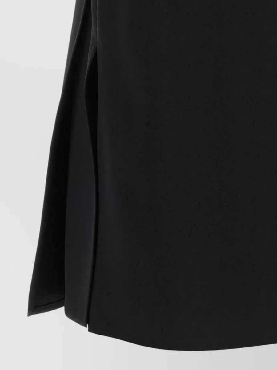 Sportmax Crystal-Embellished V-Neck Sleeveless Top