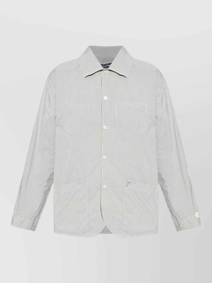 Jacquemus striped shirt jacket