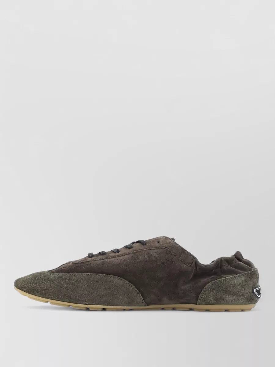 Saint Laurent Suede Two Tone Sneakers
