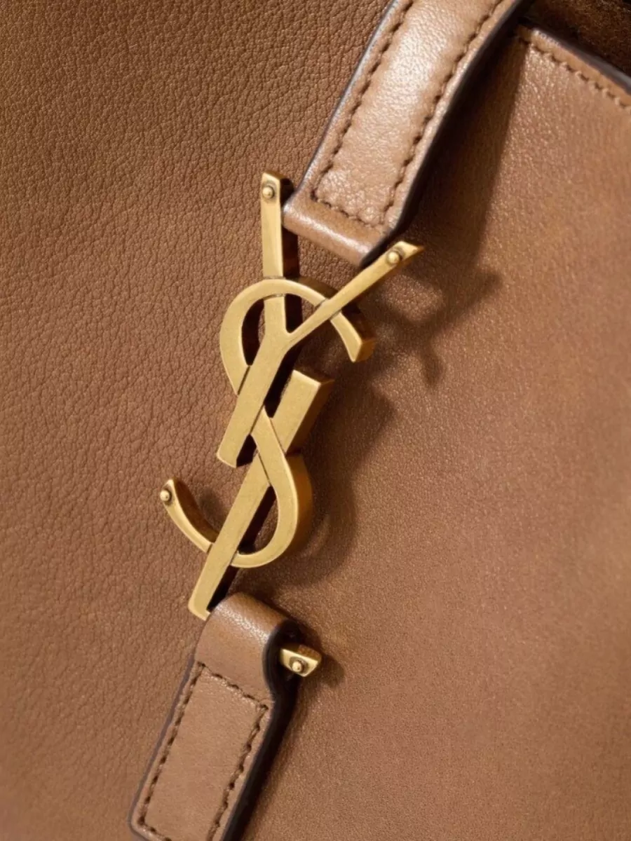 Saint Laurent Le 5 À 7 Small Leather Tote Bag
