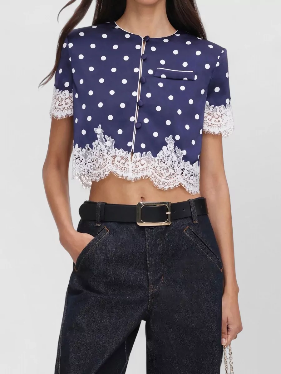 Self-Portrait Satin Blouse
