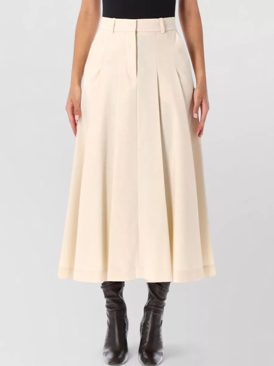 By Malene Birger flared midi skirt