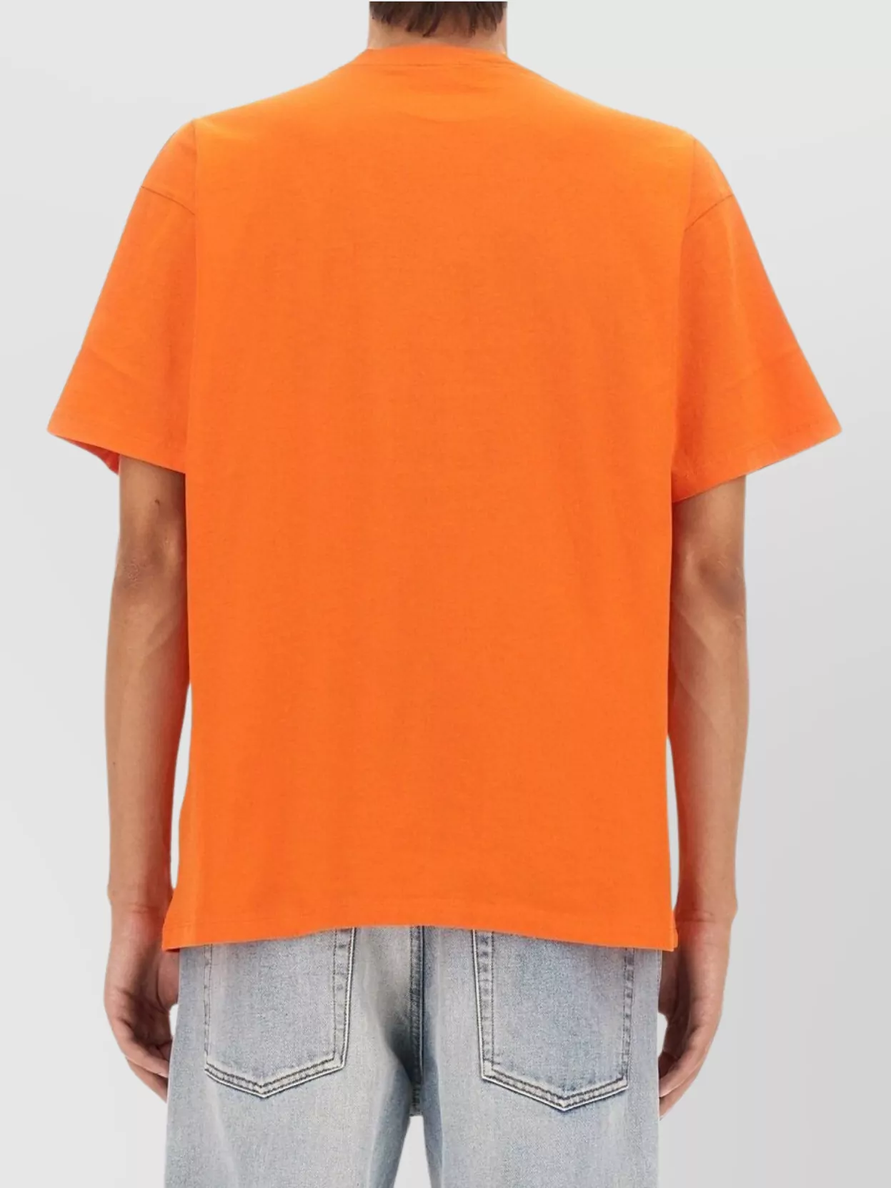 Aries Logo Print Crew Neck T-Shirt With Short Sleeves