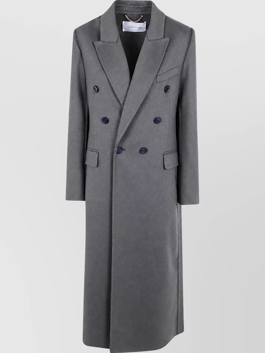 Victoria Beckham wool cashmere fitted coat
