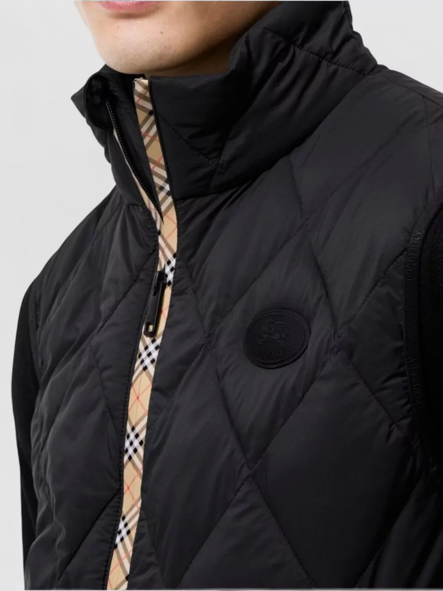Burberry Nylon Quilted Slim-Fit Sleeveless Padded Gilet