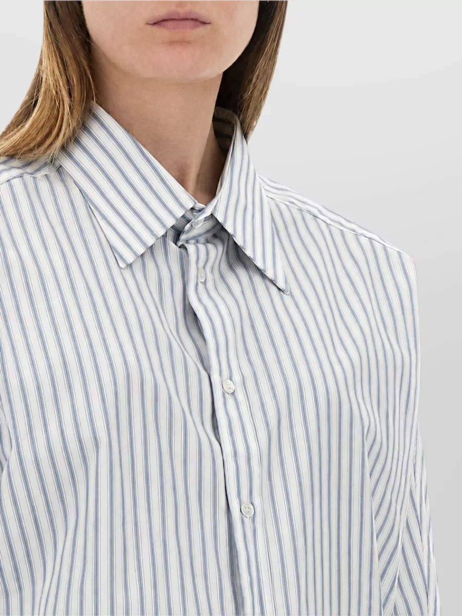 Maison Margiela Striped Cotton Shirt