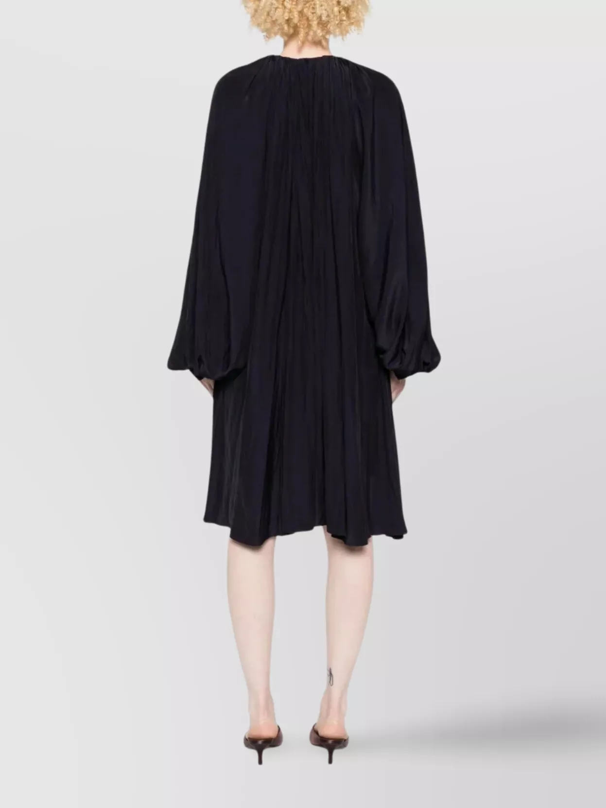 Lanvin Tunic With Puffy Sleeves And Pleats