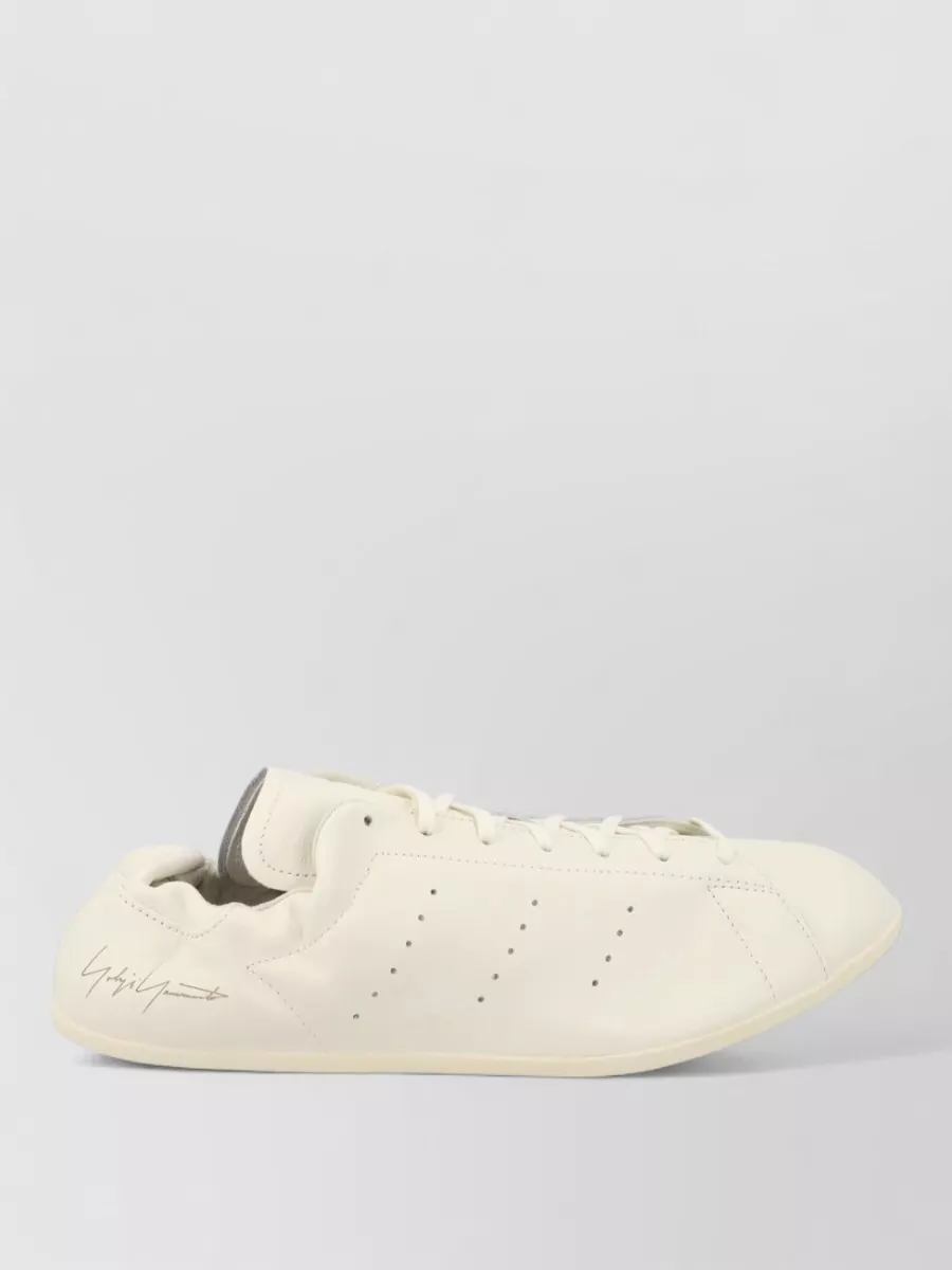 Y-3 Leather Stan Smith Lo Pro Lace-Up Sneakers