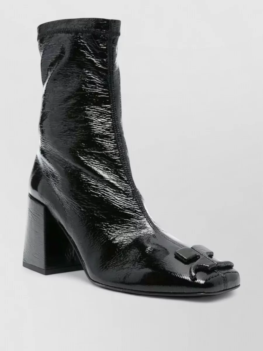 Courrèges Vinyl Ankle Boots